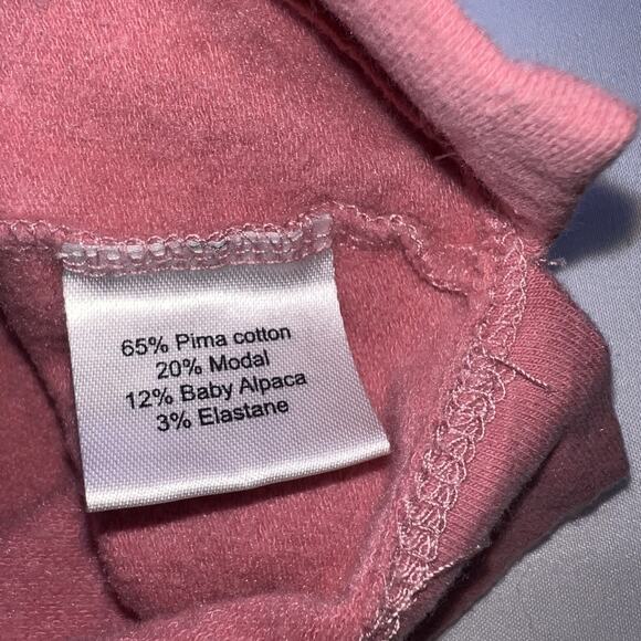Peter Millar Mountainside Sweater Mens Size XXL Pink Pullover Pima Cotton Alpaca - Picture 5 of 13